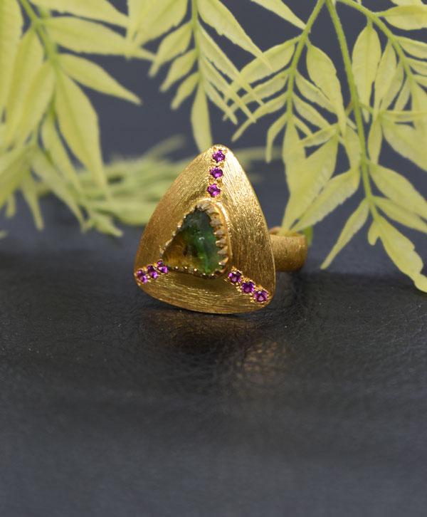 Golden Tourmaline Ring