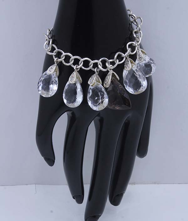 Crystal Cascade Bracelet