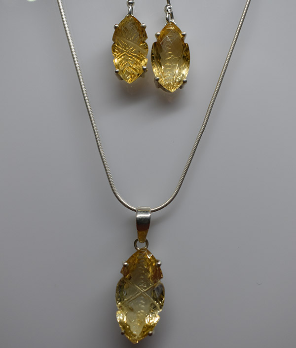 Citrine Stone Set