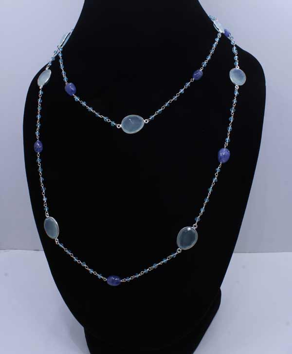 Moonlit Aqua Necklace
