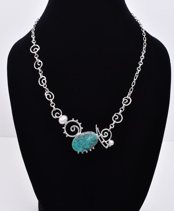 Turquoise Swirl