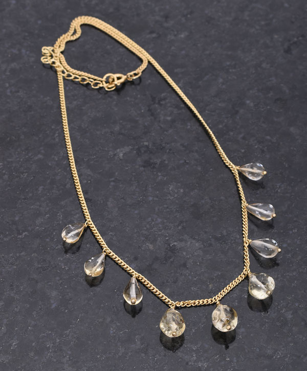 Citrine Raindrop Drape