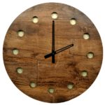 Round Shape Wooden Wall Clock