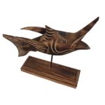 Burnt Effect Fish Art Piece