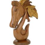 Intricately Hand Crafted Horse Face Art