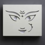 Divine Lit Durga Face Art