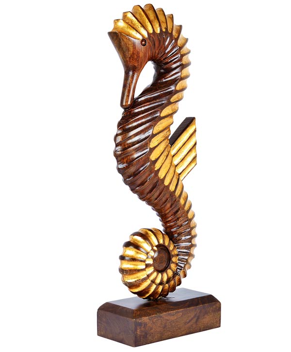 Intricately Hand Crafted Sea Horse Art
