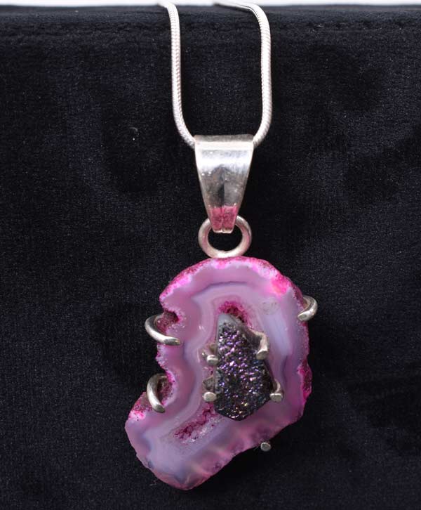 Druzy Pink