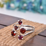 Crimson Orbit Ring