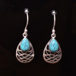 Turquoise Petal Drop