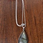 Labradorite Carved Drop