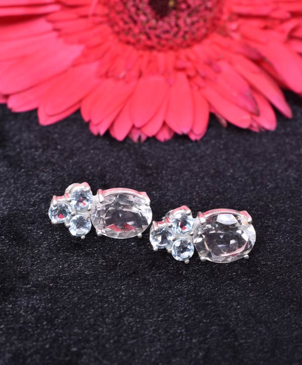 Crystal Bloom Studs