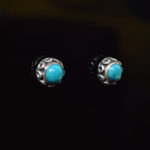 Turquoise Bloom Studs