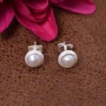 Pearl Halo Studs