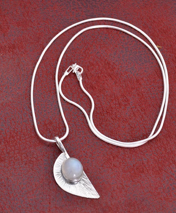 Lunar Petal Pendant