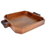 Wooden Tray With Beautiful Handles (Medium)