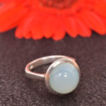 Milky Aqua Ring