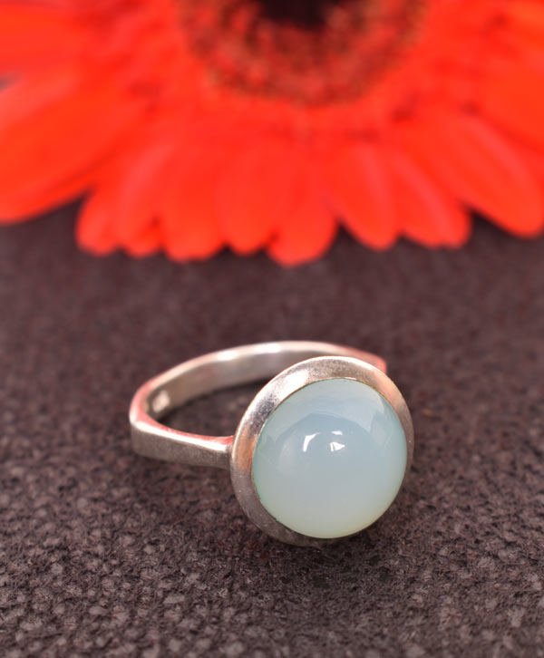 Milky Aqua Ring