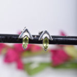 Small Peridot Studs