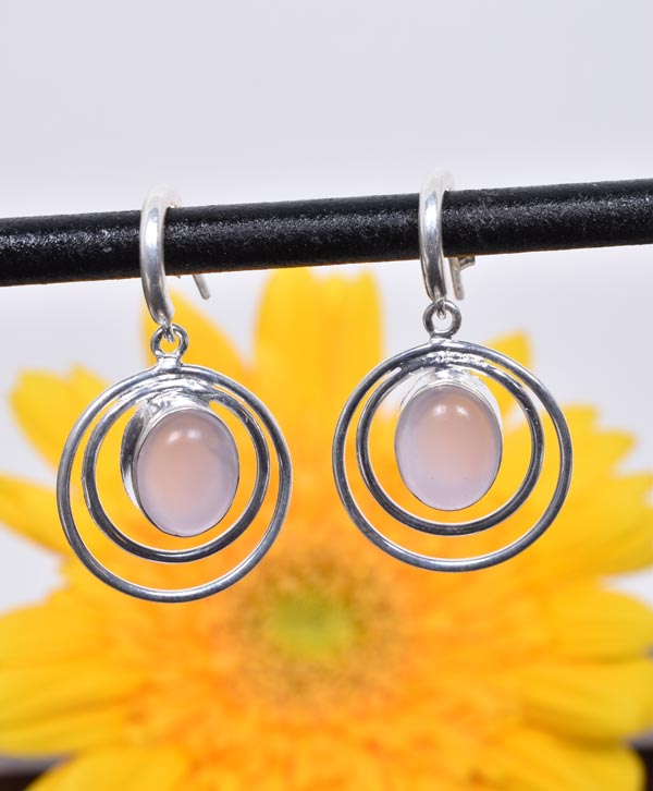 Rose Quartz Earrings