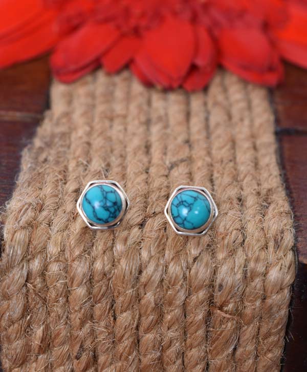 Turquoise Stud Earrings