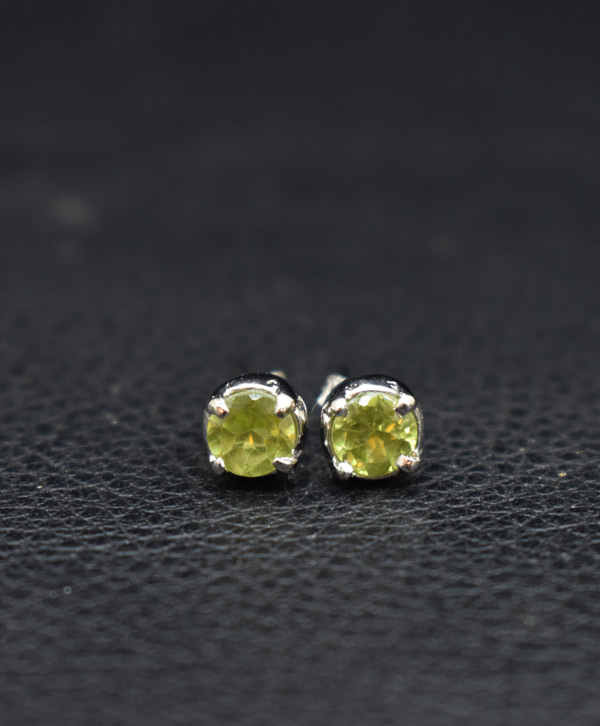 Peridot Studs