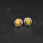 Tiger Eye Studs