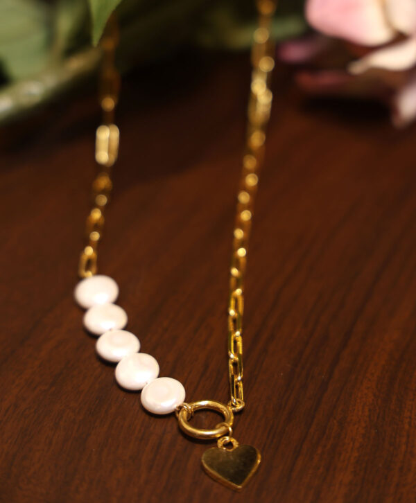 Heart Of Pearls Necklace
