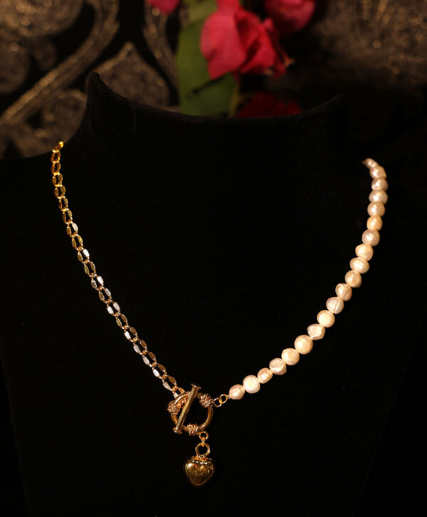Pearl Fusion Statement Necklace