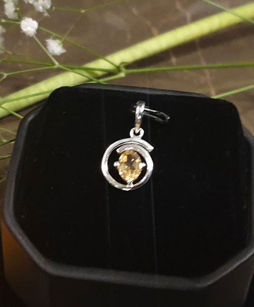 Golden Orbit Pendant