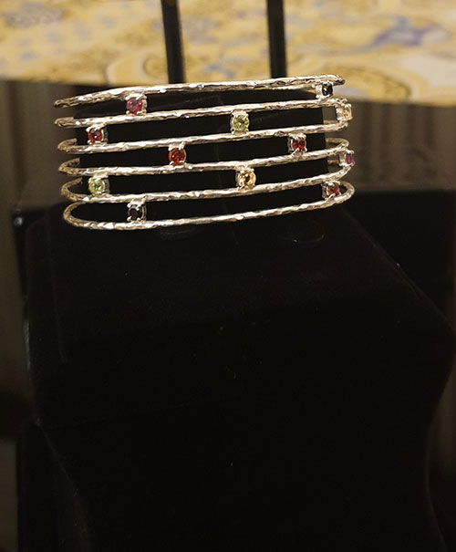 Multistone Bangle