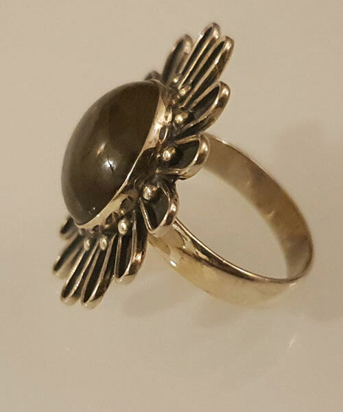 Sterling Silver Labradorite Ring 