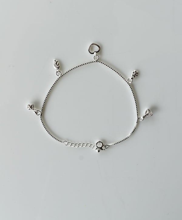 Sterling Silver Anklets - Platear