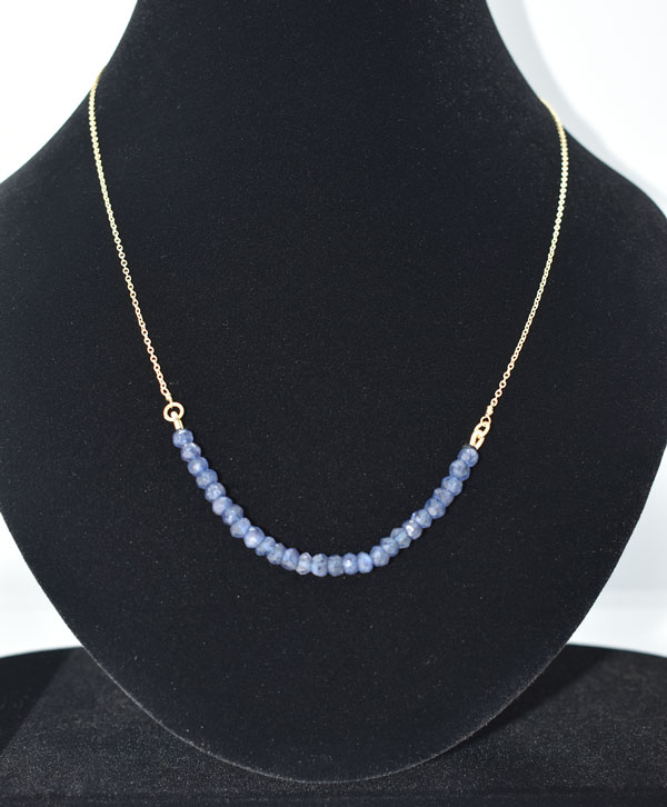 Iolite Necklace - Platear