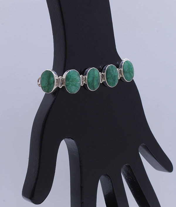 Party Wear Bracelet Multi Stone German Silver Bracelet Handmade Bracelet at  Rs 5097/piece | MI Road | Jaipur | ID: 4441295030