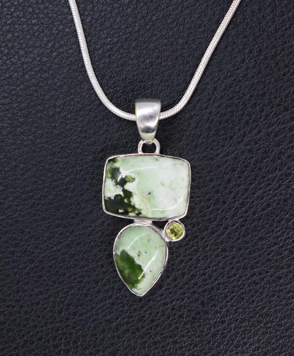 Verasite Peridot Pendant