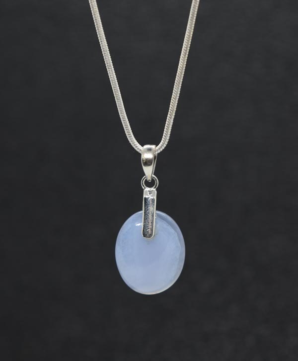 Blue Lace Agate Pendant