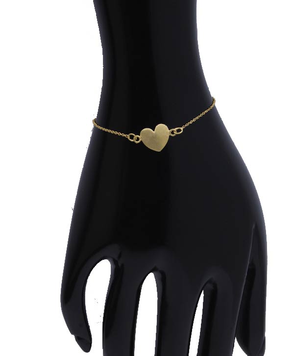 Love Symbol Gold Plated Bracelet - Platear