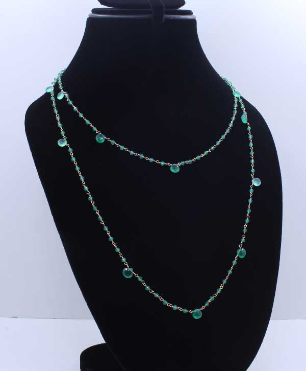 Onyx Cascade Necklace
