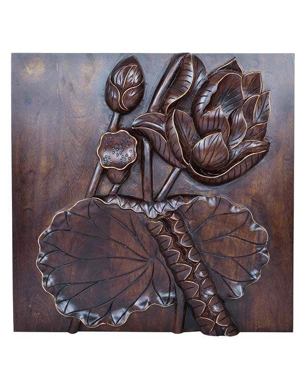 Lotus & Leaves Art