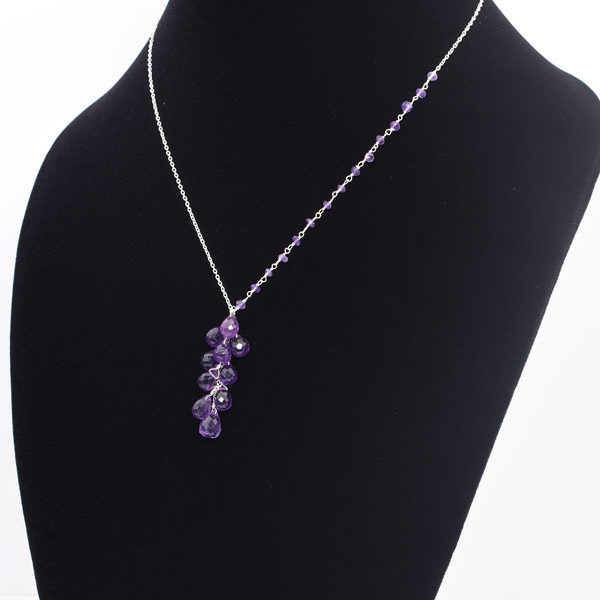 Dazzling Diamond Design Necklace Set – The Amethyst Store
