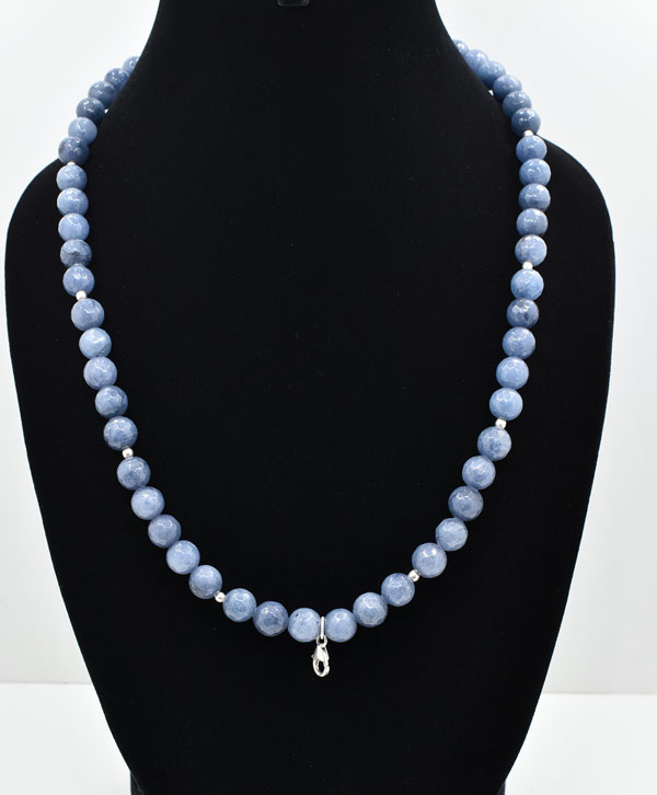 Grey Onyx Necklace - Platear