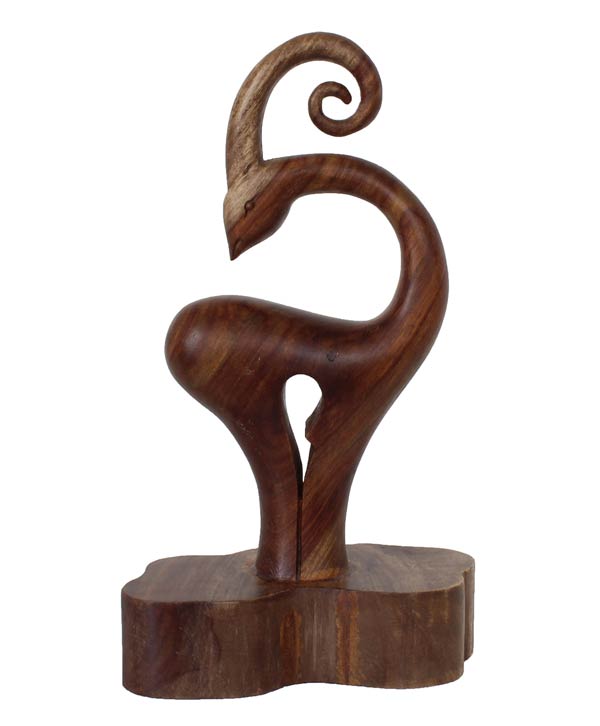 Hand Crafted Peahen Art