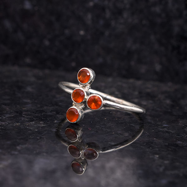 Buy Large Carnelian Ring Sterling Silver, Adjustable Ring for Women, Big  Brown Stone Ring, Vintage Style Filigree Ring, Made in Armenia Online in  India - Etsy