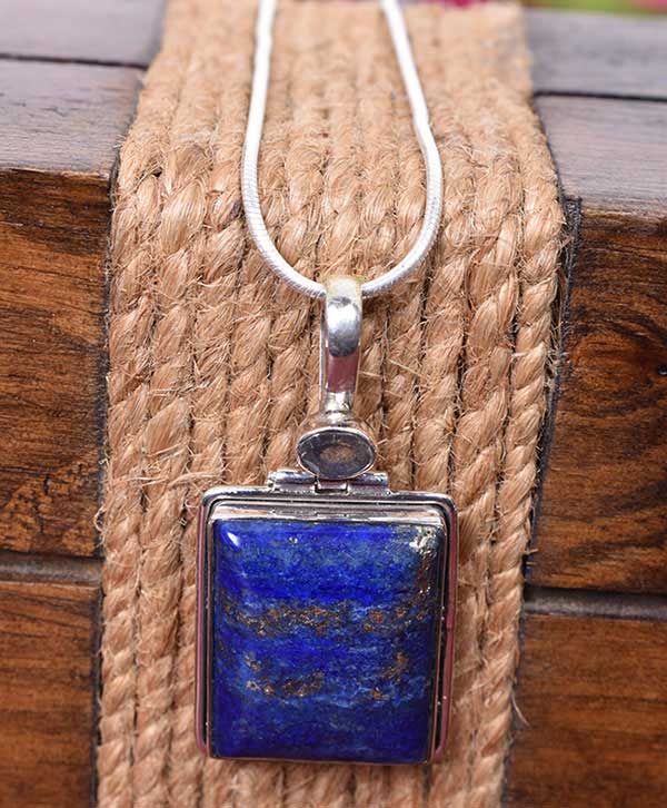 Lapis Stone Modern Pendant