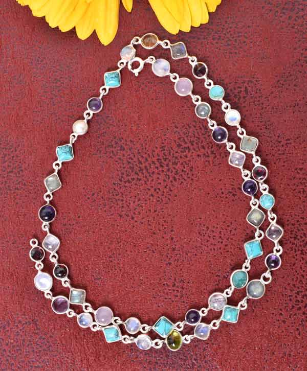 multistone necklace