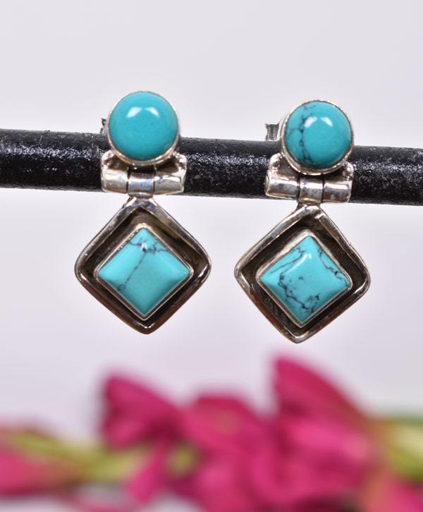 Turquoise Square Charm