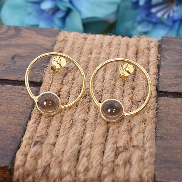 12x15mm 24k Shiny Gold Oval Earrings, Oval Earrings With Loop, Gold Stud  Earrings, Earring Settings, Gold Plated Findings, MBGSLM119 - Etsy