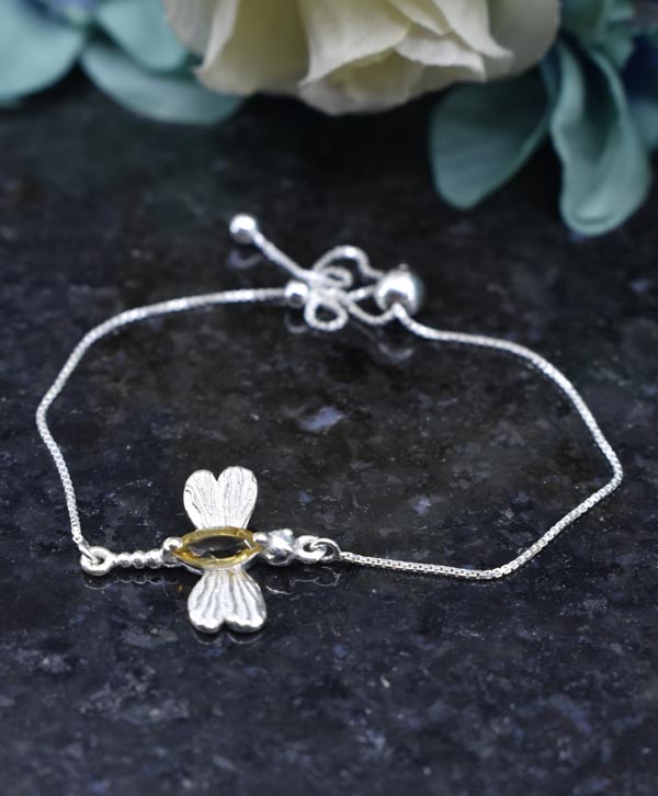 Silver bumble on sale bee bracelet