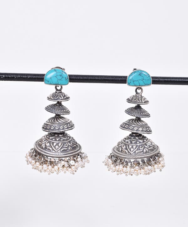 Ocean Dome Jhumkas